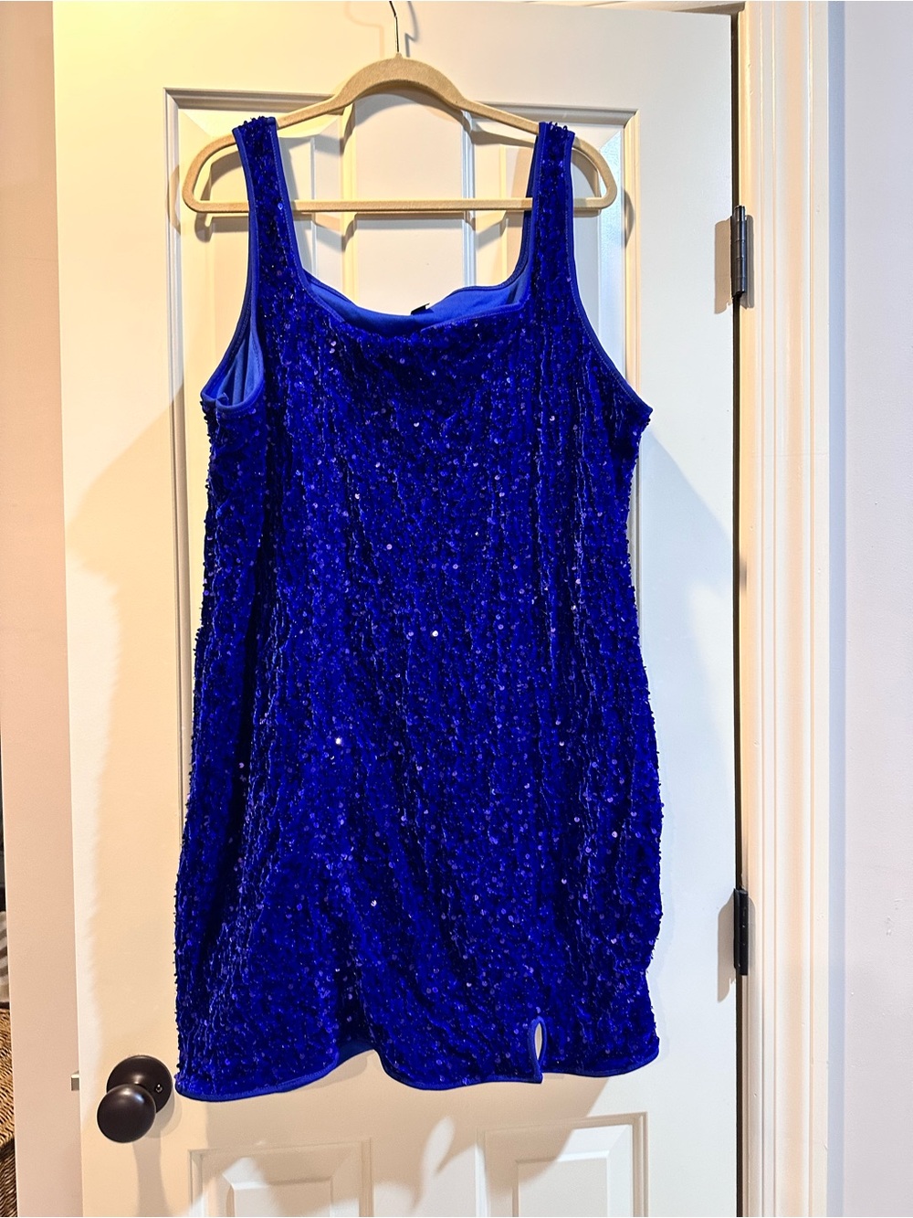 Women’s Royal Blue Sequin Tank dress